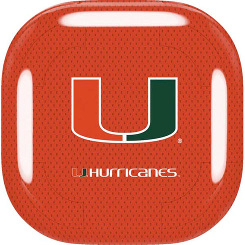 University of Miami Hurricanes Jersey Galaxy Buds Live Skin